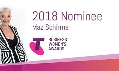 Maz Nominated in the 2018 Telstra Women’s Business Awards